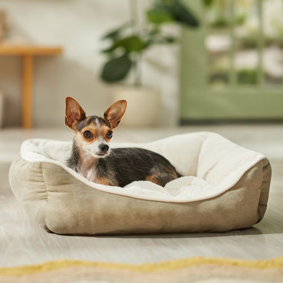 Frisco Rectangular Bolster Dog Bed