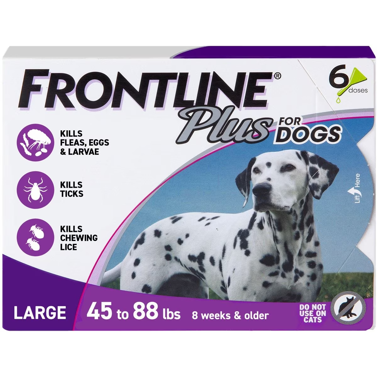 Frontline Plus Flea & Tick Spot Treatment for Large Dogs