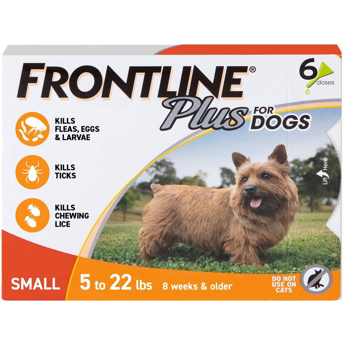 Frontline Plus Flea & Tick Spot Treatment for Small Dogs