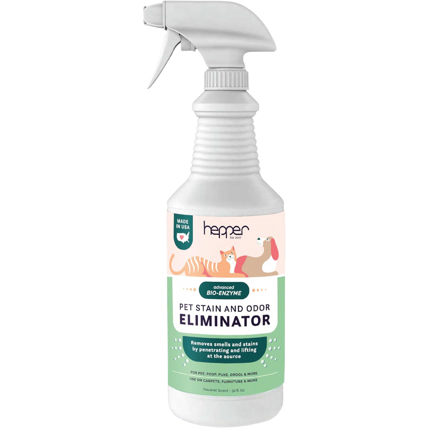 Hepper Advanced Bio-Enzyme Pet Stain & Odor Eliminator Spray_small