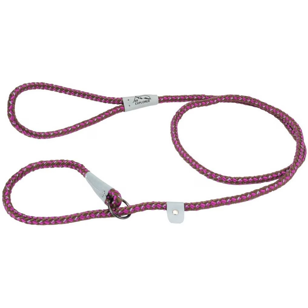 K9 Explorer Reflective Braided Rope Slip Dog Leash