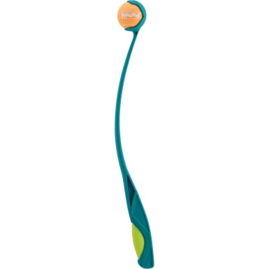 Outward Hound Launch A Ball Squeak Interactive Tennis Ball Launcher Dog Toy