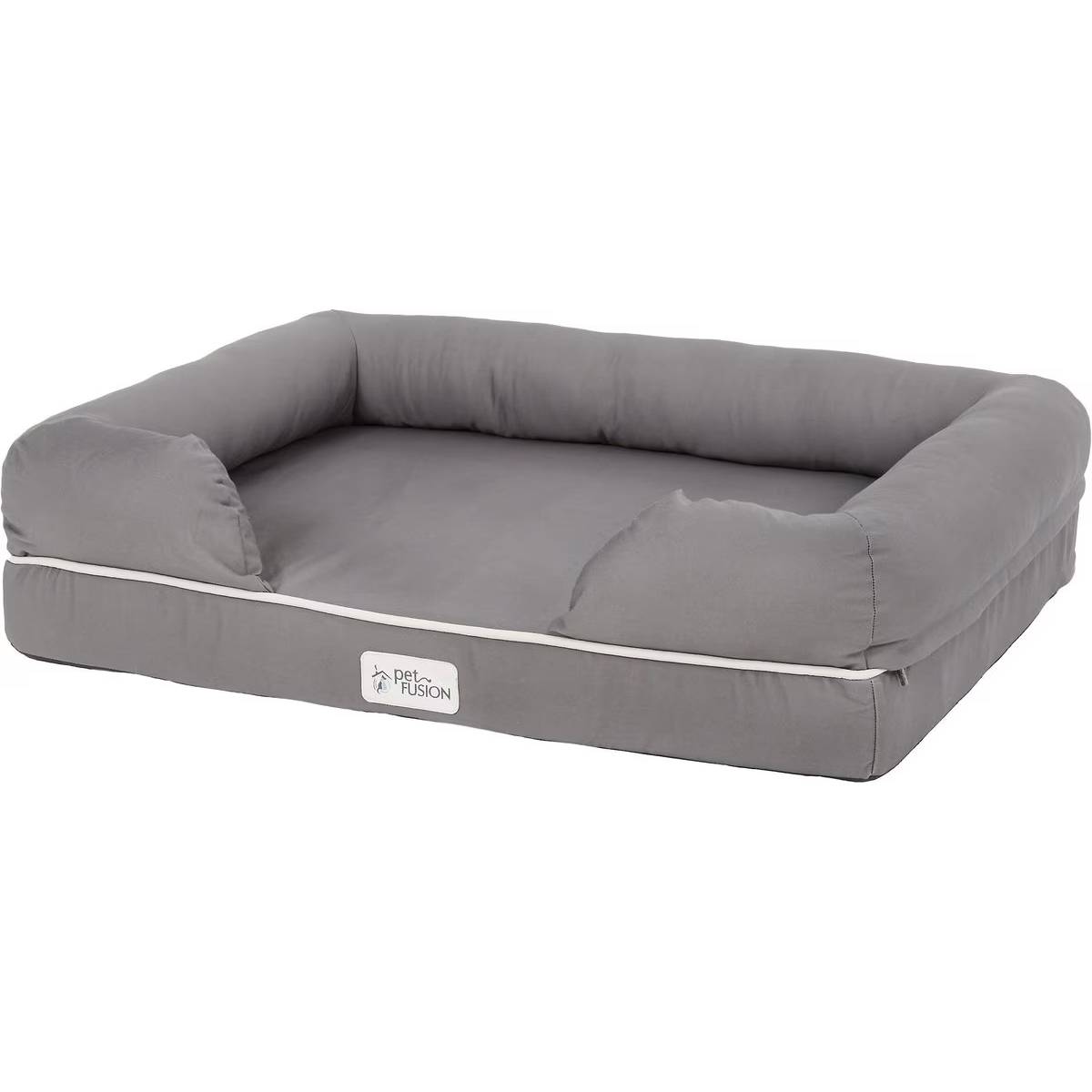 PetFusion Ultimate Lounge Memory Foam Bolster Cat & Dog Bed