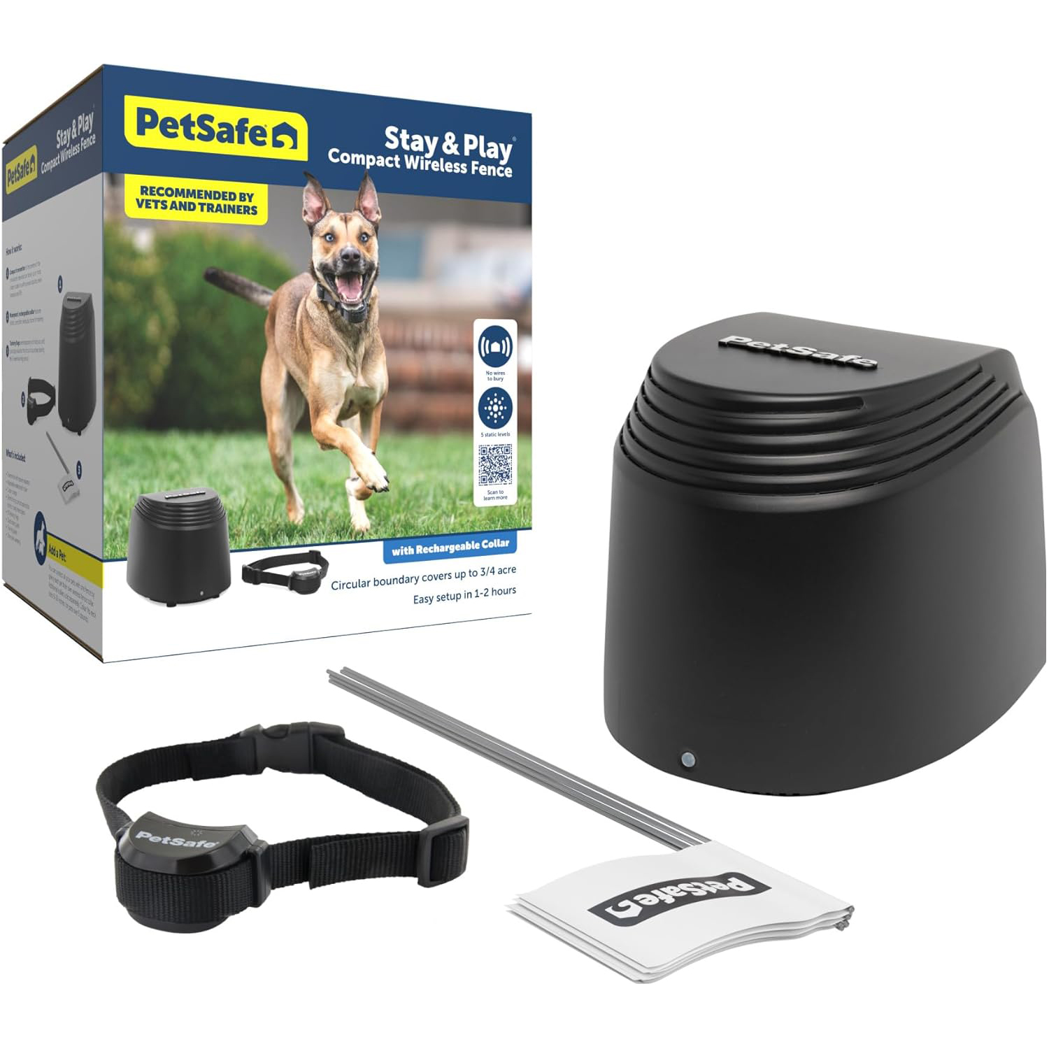 PetSafe Stay & Play Compact Wireless Pet Fence