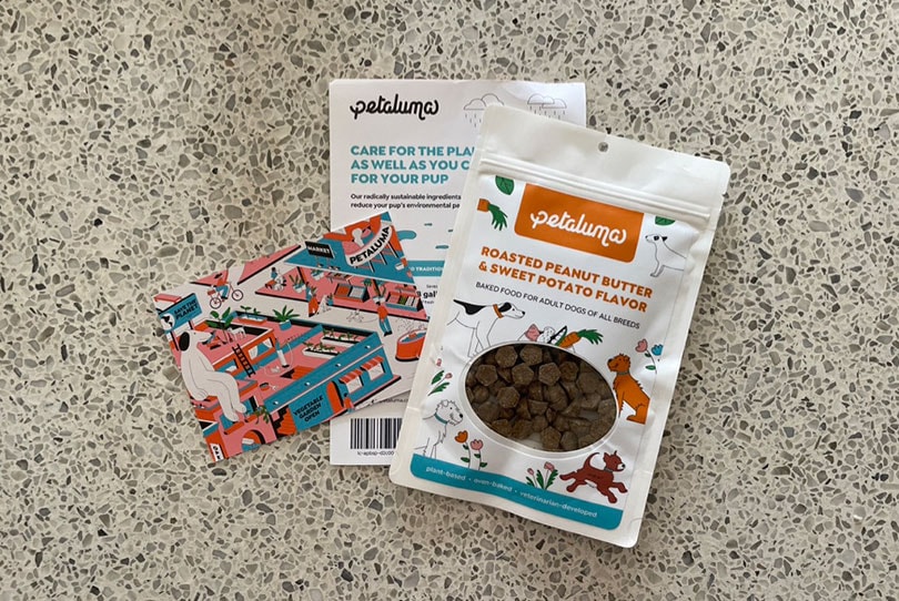 Petaluma’s Roasted Peanut Butter &amp; Sweet Potato Flavor on counter top
