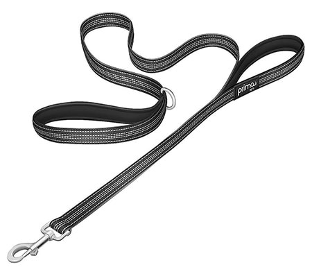 Prima Pets Dual Handle Reflective Dog Leash