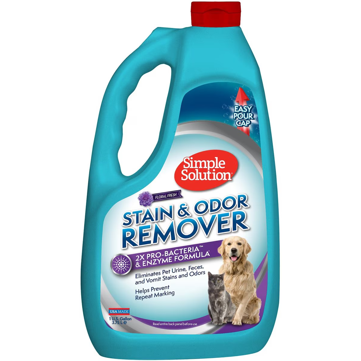 Simple Solution Pet Stain &amp; Odor Remover with Pro-Bacteria &amp; Enzyme Formula