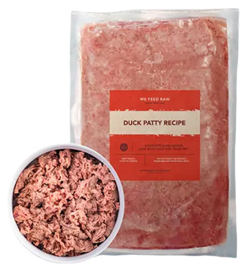 We Feed Raw Duck Patty