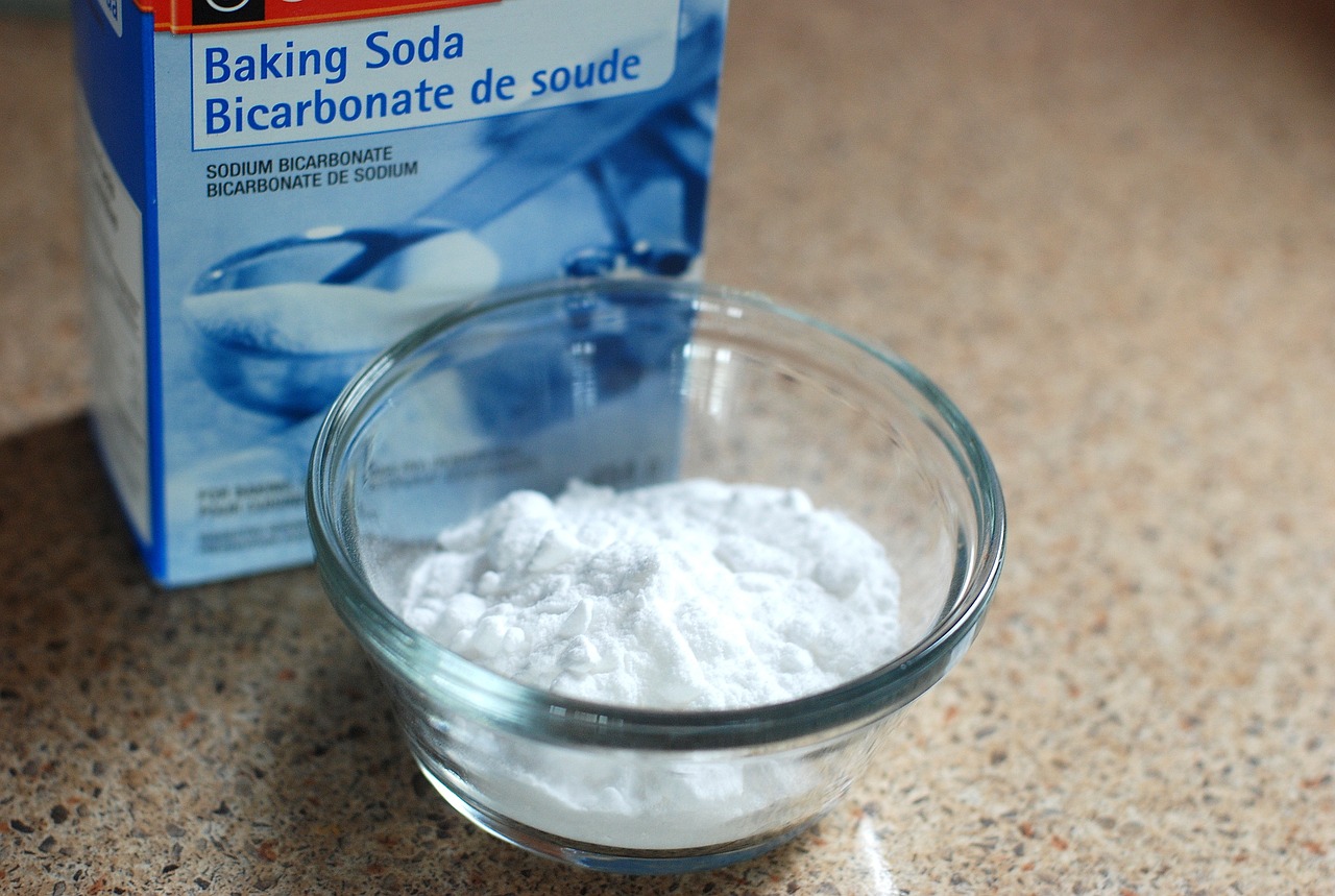 a bowl of baking soda