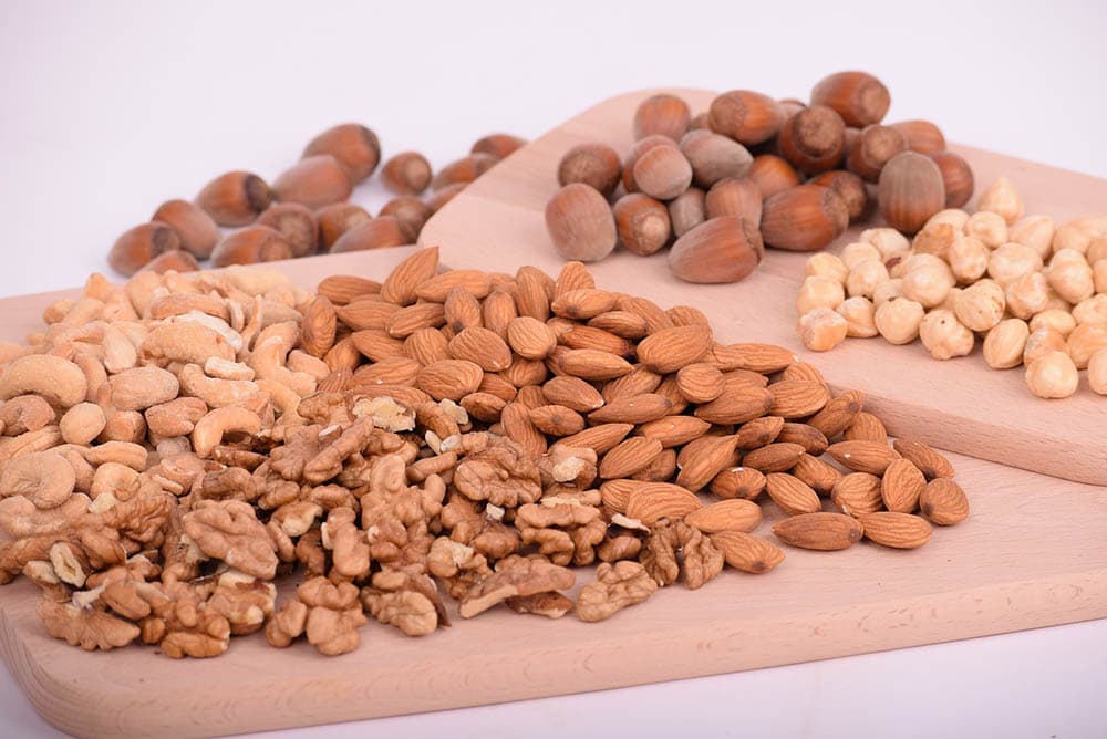 variety of nuts