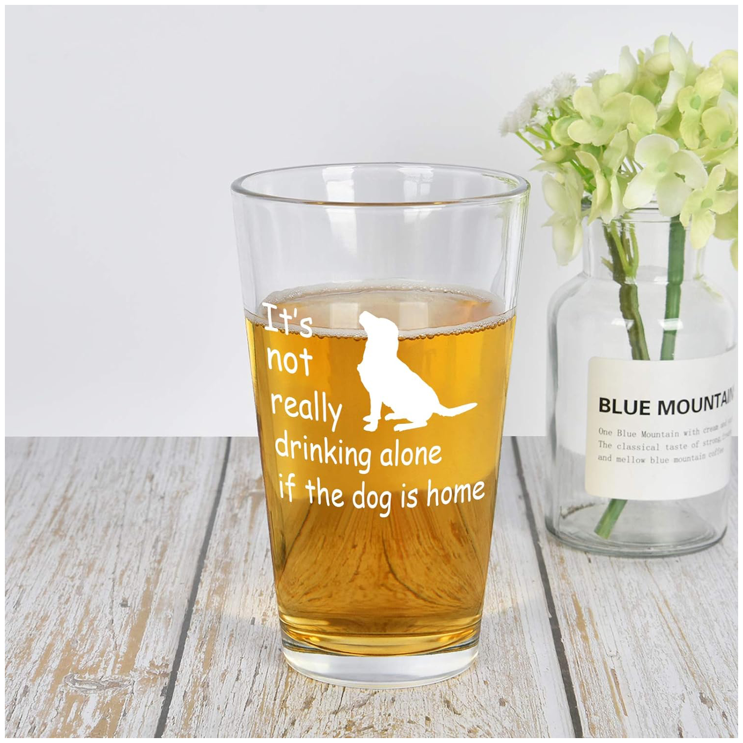 Dog-Themed Pint Glass new