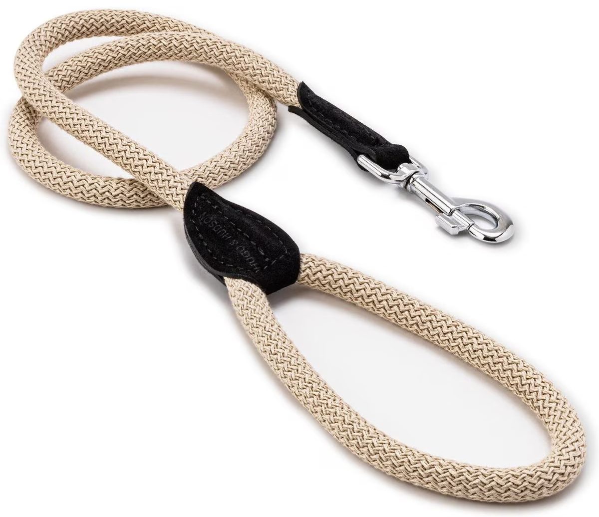 HUGO &amp; HUDSON Suede Leather Dog Leash