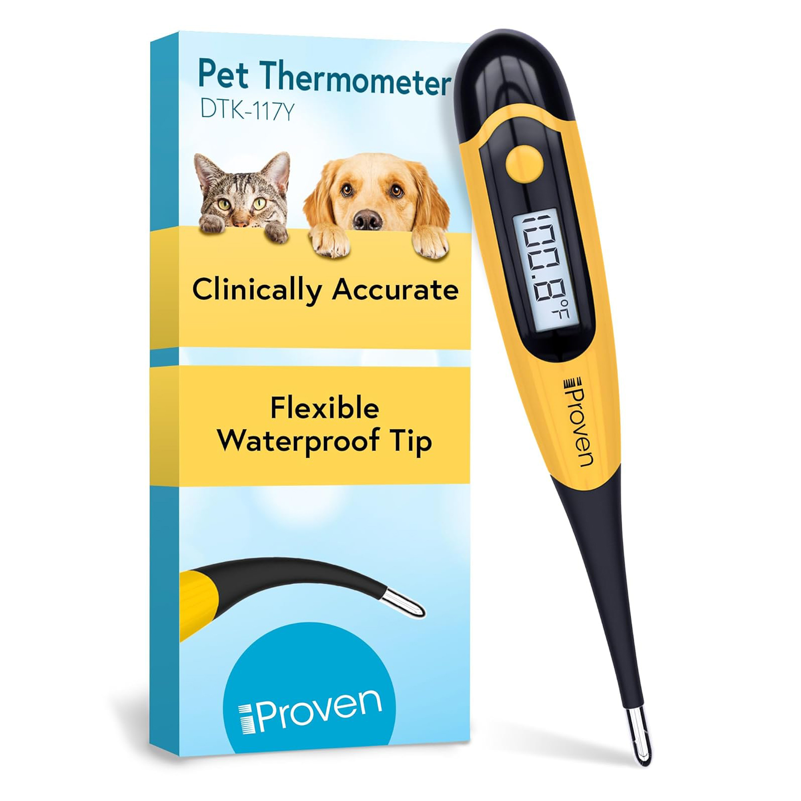 iProven Dog &amp; Cat Thermometer for Accurate Fever Detection