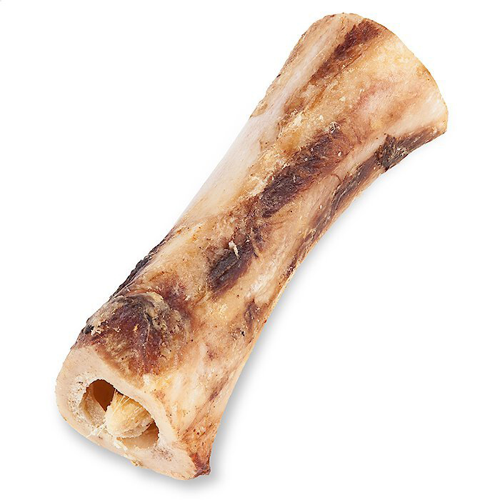 Bones & Chews Made in USA Roasted Marrow Bone 6" Dog Treat