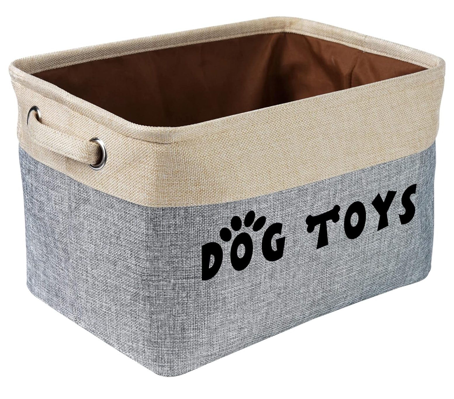 PET ARTIST Non-Customized Dog Toy Storage Basket