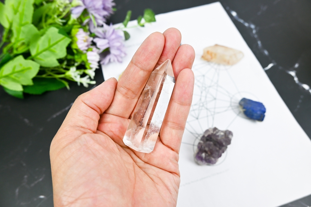 Healing crystal clear quartz