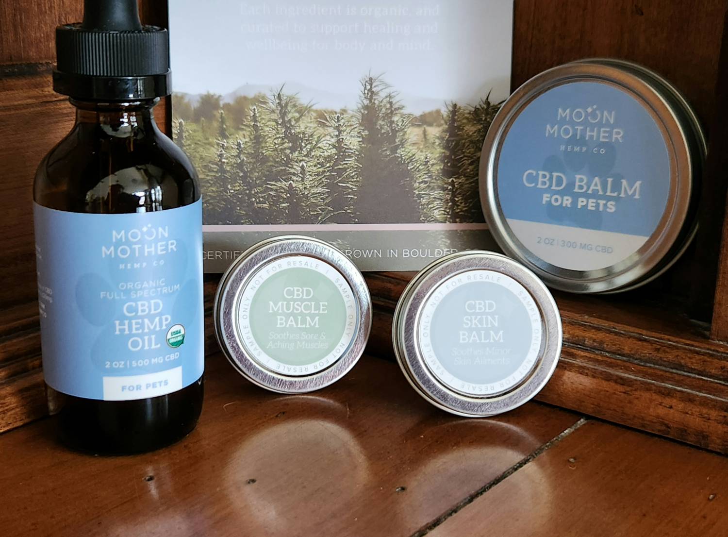 Moon Mother Brand Review - close up of products