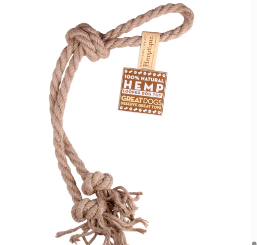 12mm Hemp Rope Loop Dog Toy