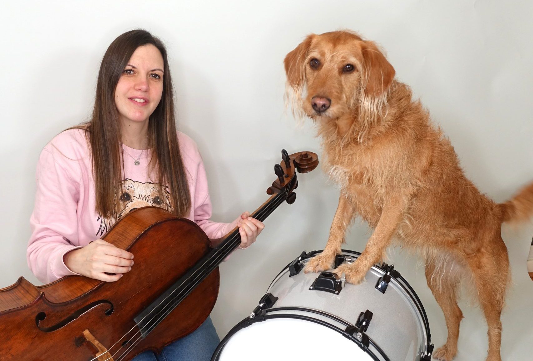Meet Anabel, the Drumming Dog Making Music With Her Best Friend